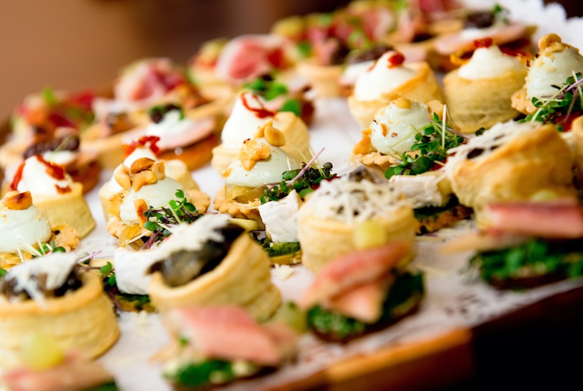 Catering food