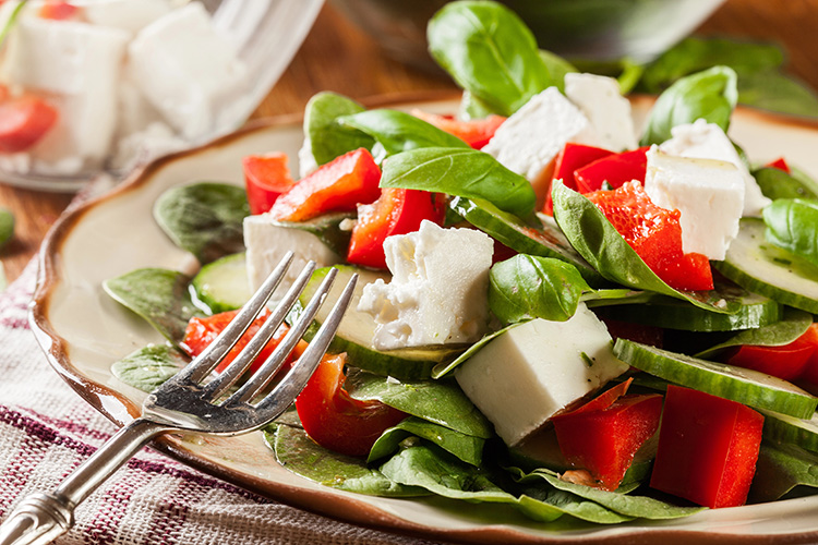 Cheese salad