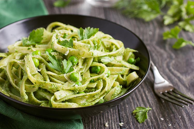 Spinach pasta