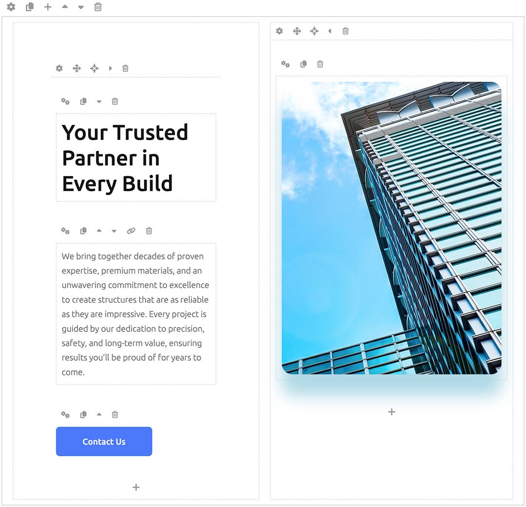 Page builder