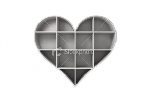 Heart-Shaped Shelf