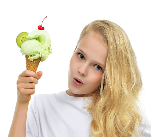 Girl with Ice Cream
