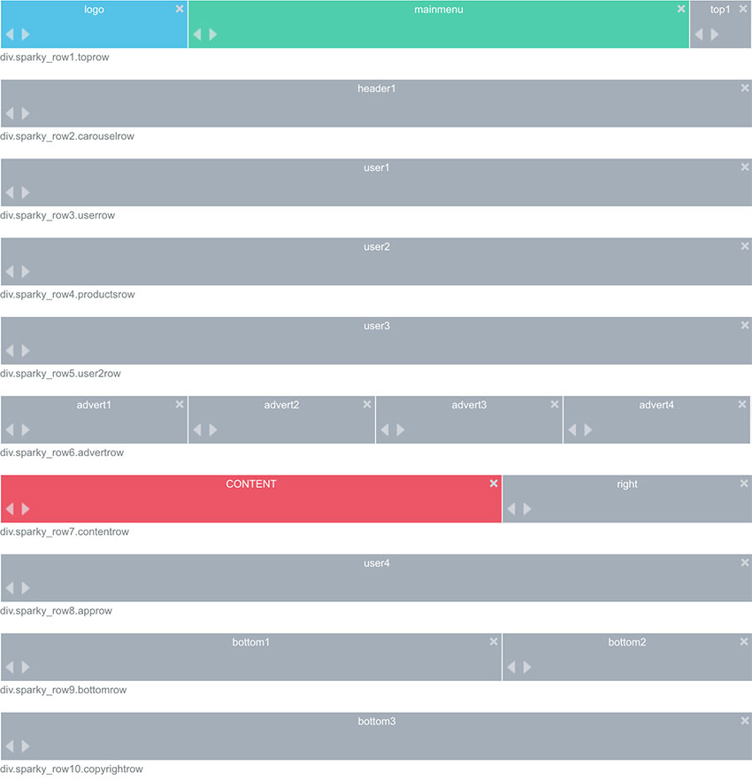 Layout editor