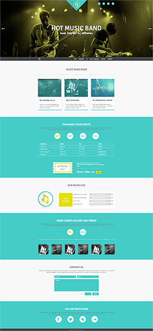 Music Band template