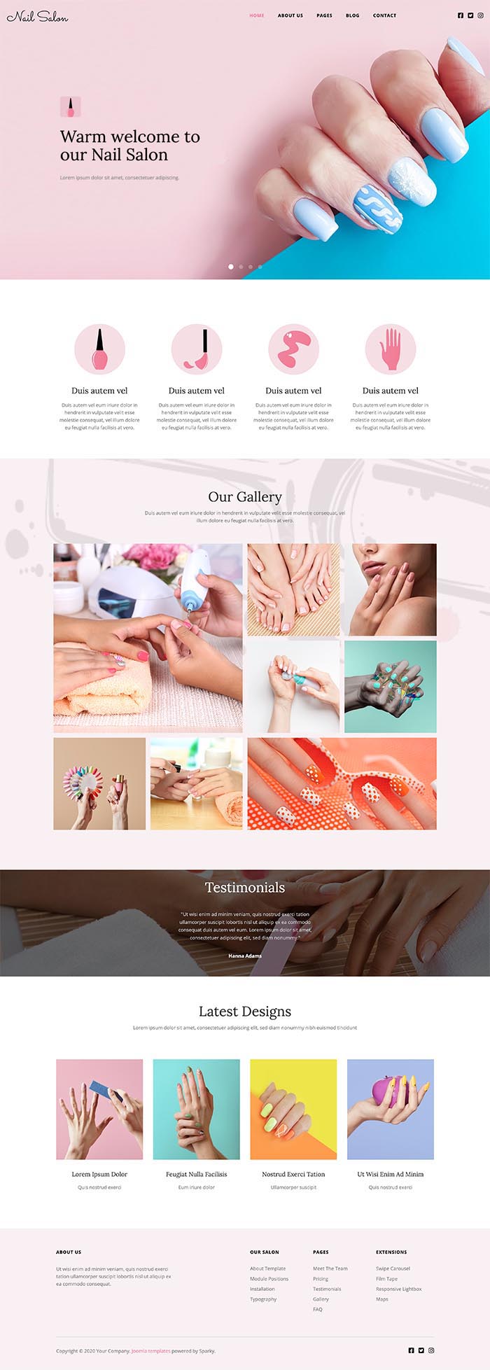 Nail Salon Template